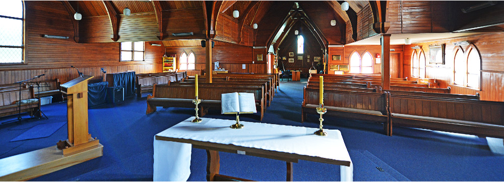 Interior shot of Holy Trinity Fitzroy.